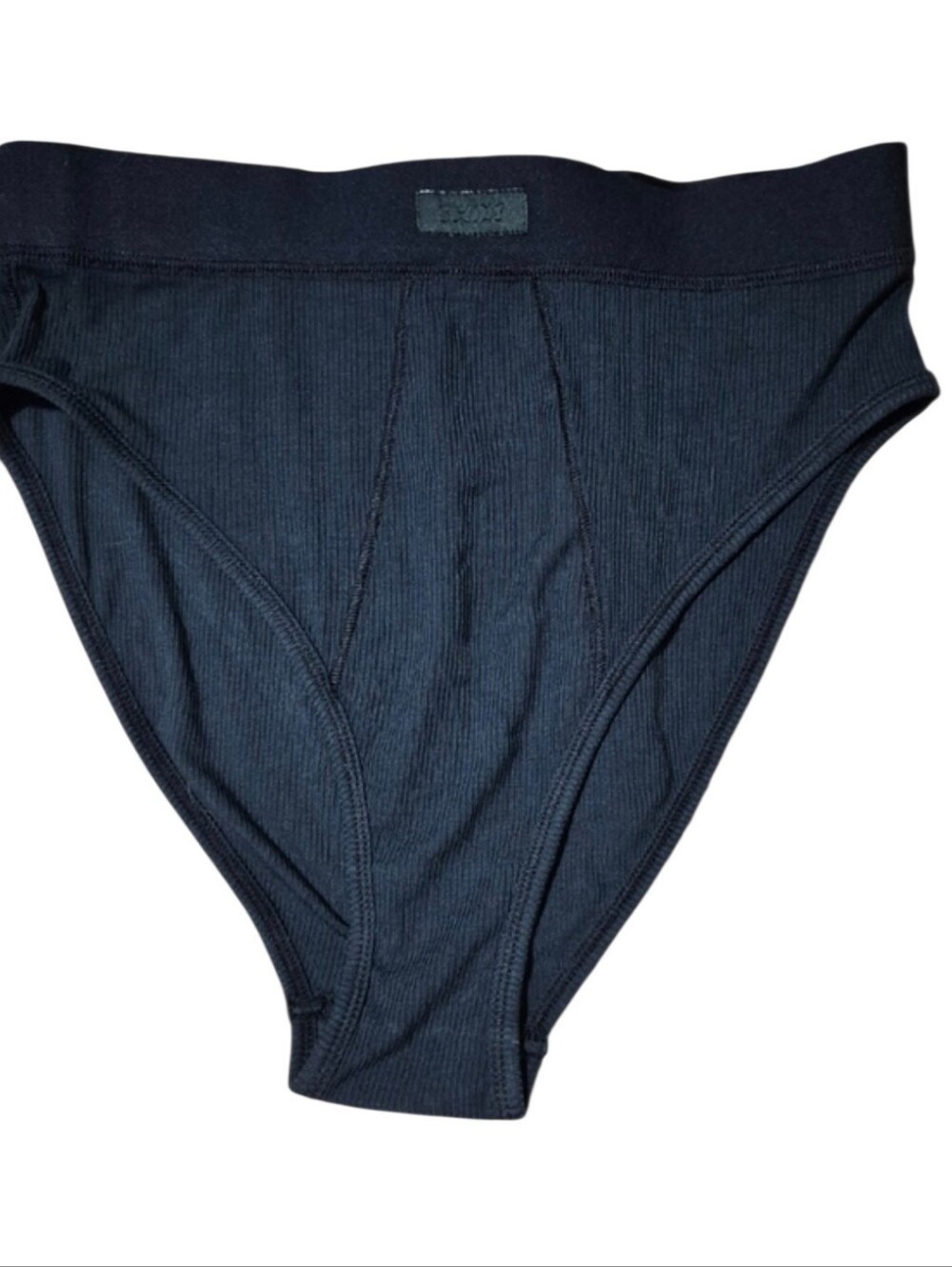 NWT Skims Size Medium Ribbed Brief Panty Color Cypress